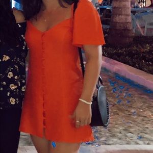 ZARA BRIGHT RED Mini Dress